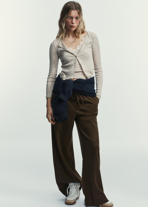 Lace Combination Jacket Top