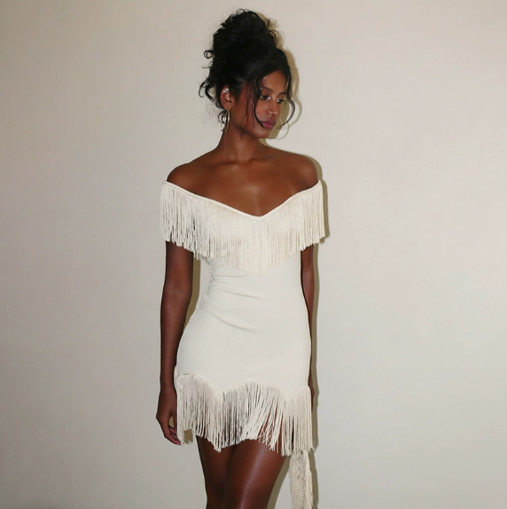 Fringe Mini Dress