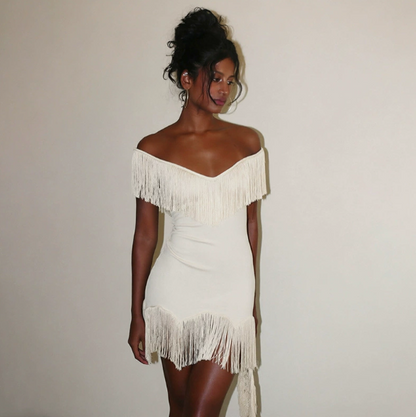Fringe Mini Dress