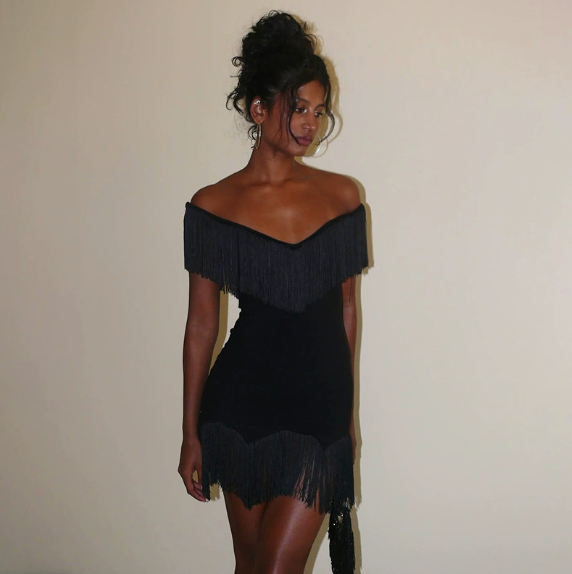 Fringe Mini Dress