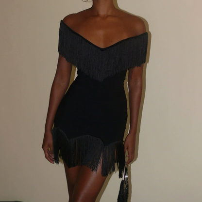 Fringe Mini Dress