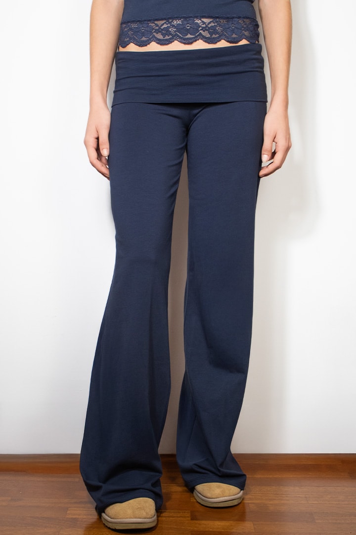 Wings Sequin Cuffed Pants